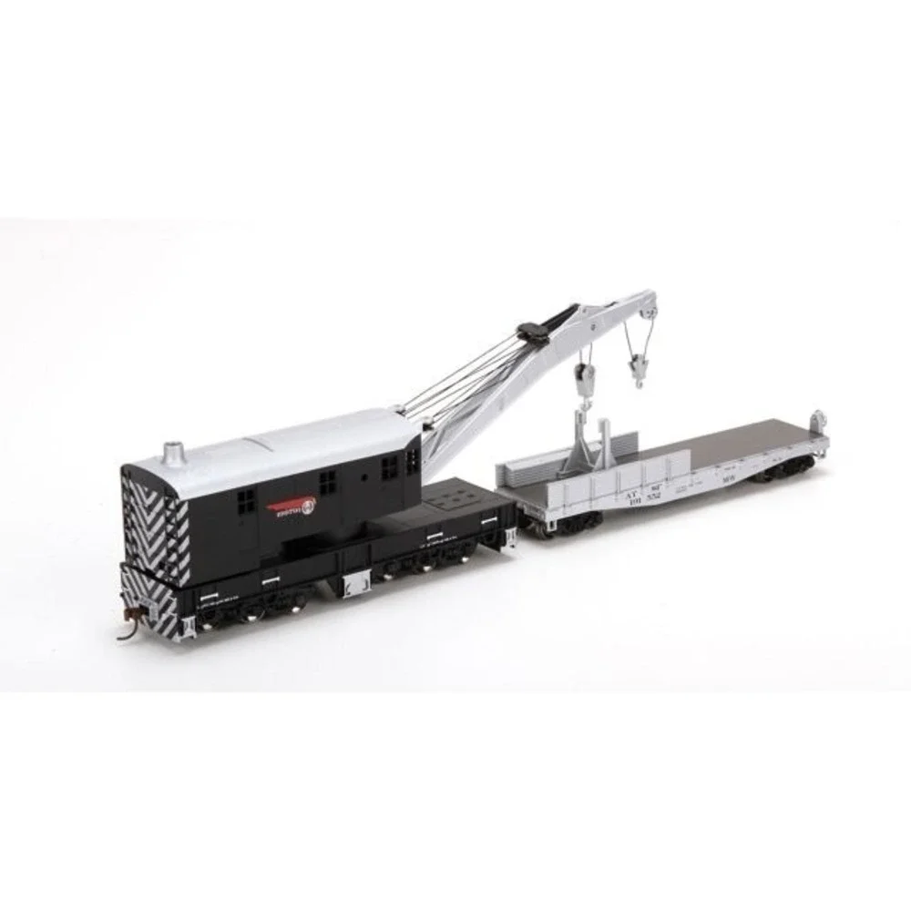 Athearn 7531 HO Santa Fe‎ 200-Ton Crane with Tender Set NEW in Box